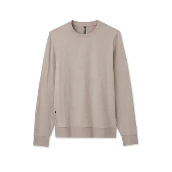 Vuori Ponto Performance Crew Men’s Dark Salt Heather - Picture 2 of 4